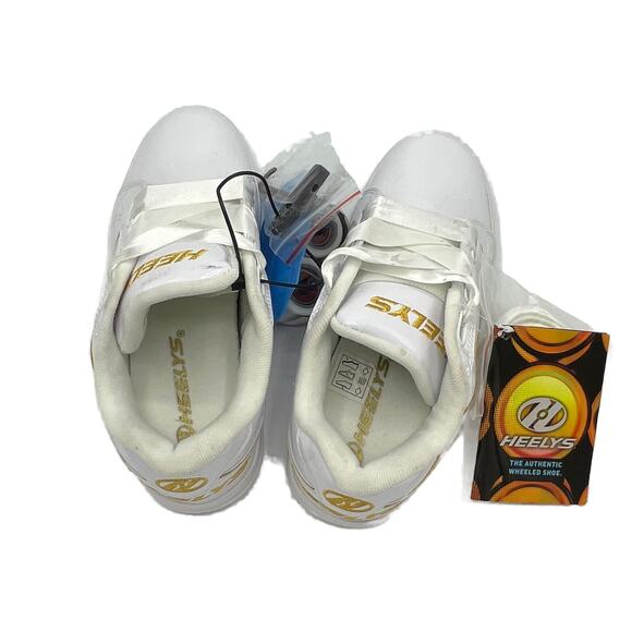 Heeley Propel 2.0 Shoe in White/Gold Size Y6/W7 - Picture 6 of 12